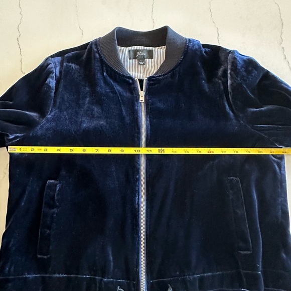 NWTs J Crew Velvet Bomber Jacket - Picture 13 of 16